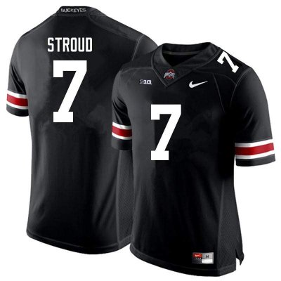 NCAA Ohio State Buckeyes Men's #7 C.J. Stroud Black Nike Football College Jersey AAJ2545XL